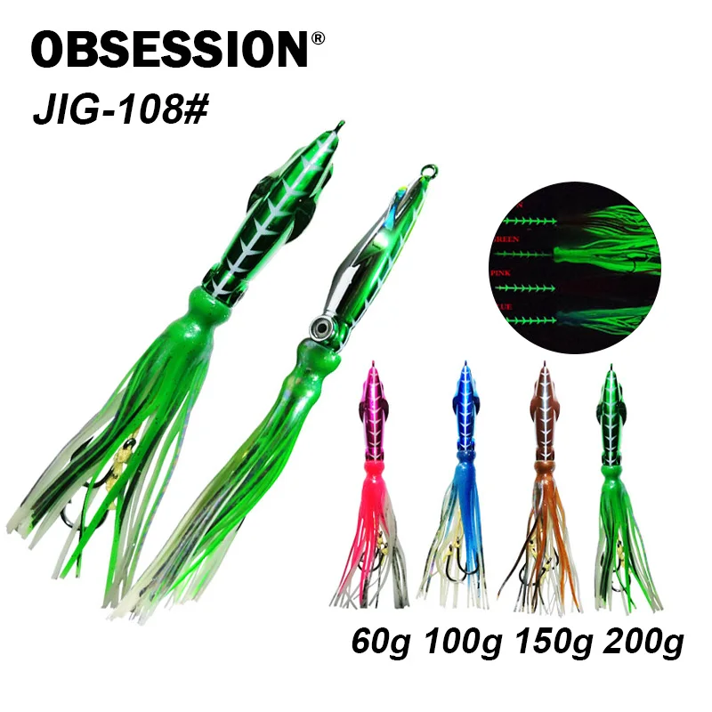 Señuelo metálico OBSESSION J108 para jigging