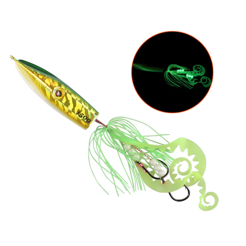 AS Señuelo Jig Head con Falda de Pulpo para Kingfish y Pargo - imagen 3