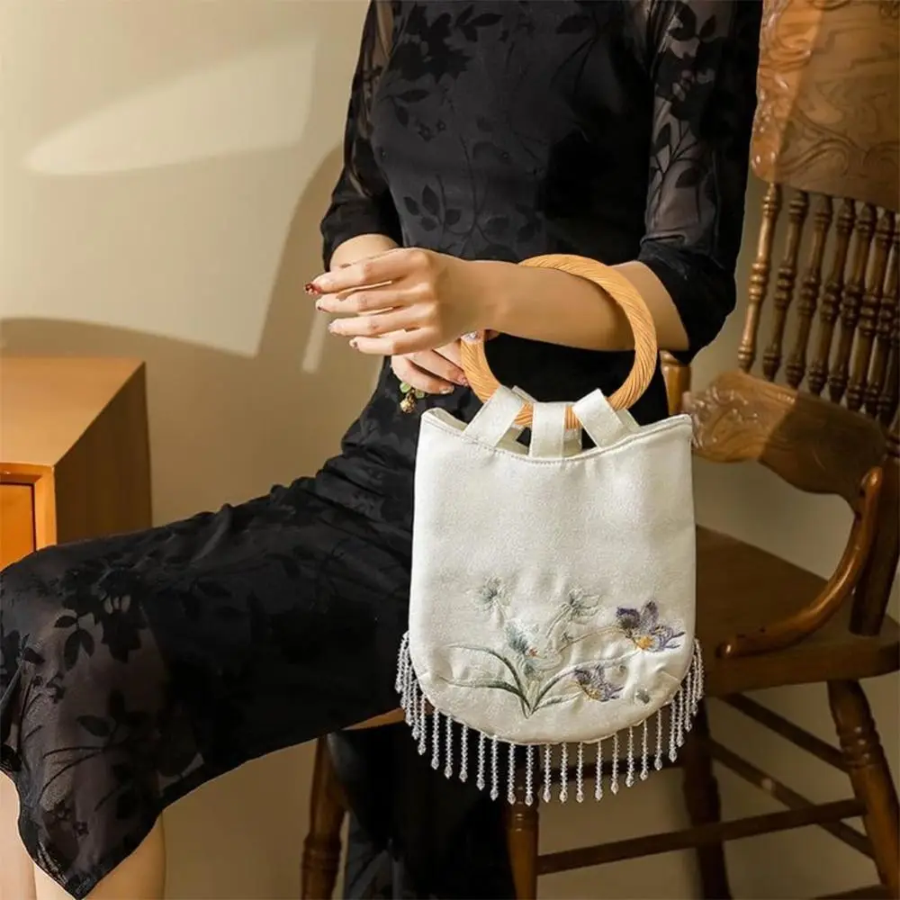Asas redondas de ratán tejidas para bolsos y manualidades - imagen 3