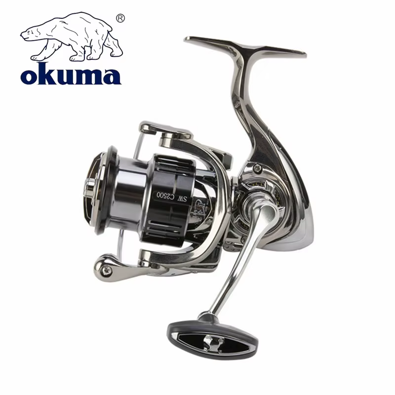 OKUMA 1000-7000 Carrete Spinning metálico anti-corrosión para mar - imagen 4