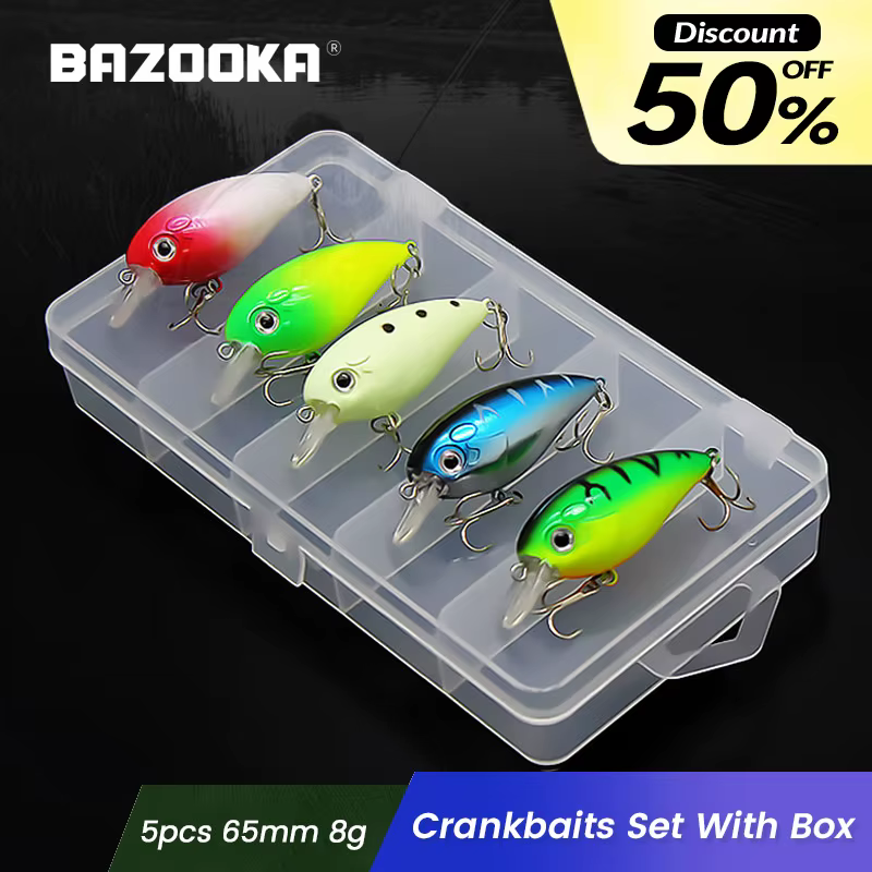 Bazooka Crankbait Rock Flotante – Señuelo Bass Pike