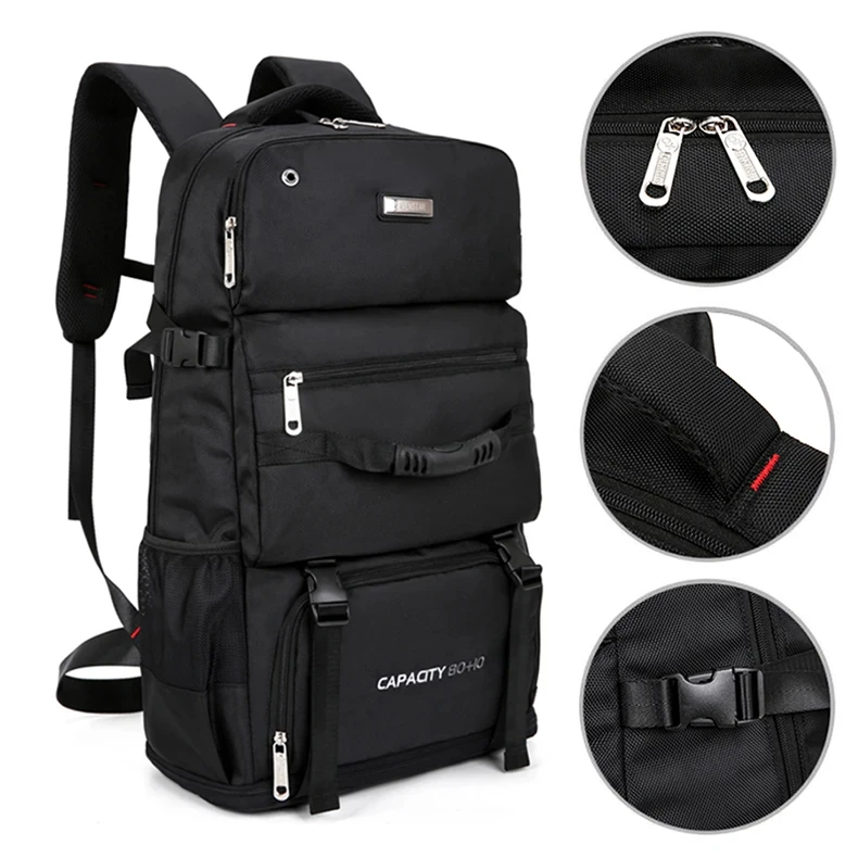 Detalle de la mochila para uso diario en rutas