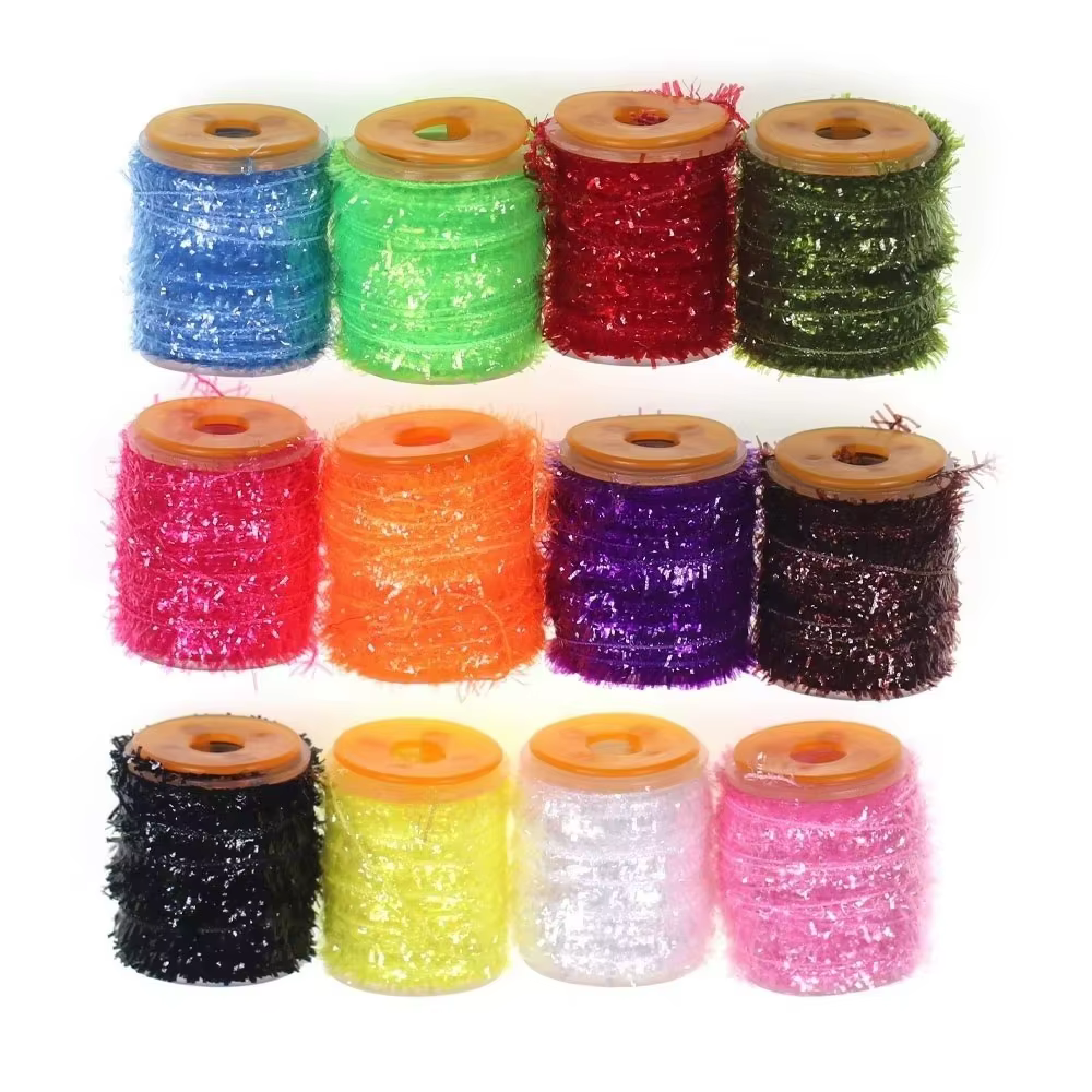 Chenille Marabou 10mm para Moscas y Jig – Hilo de Atado para Pesca en Hielo - imagen 4