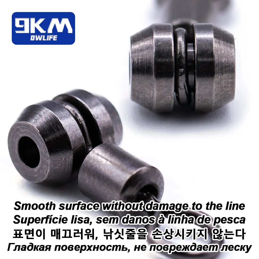 Giratorios de pesca 3 vías para sedal en agua salada - imagen 4