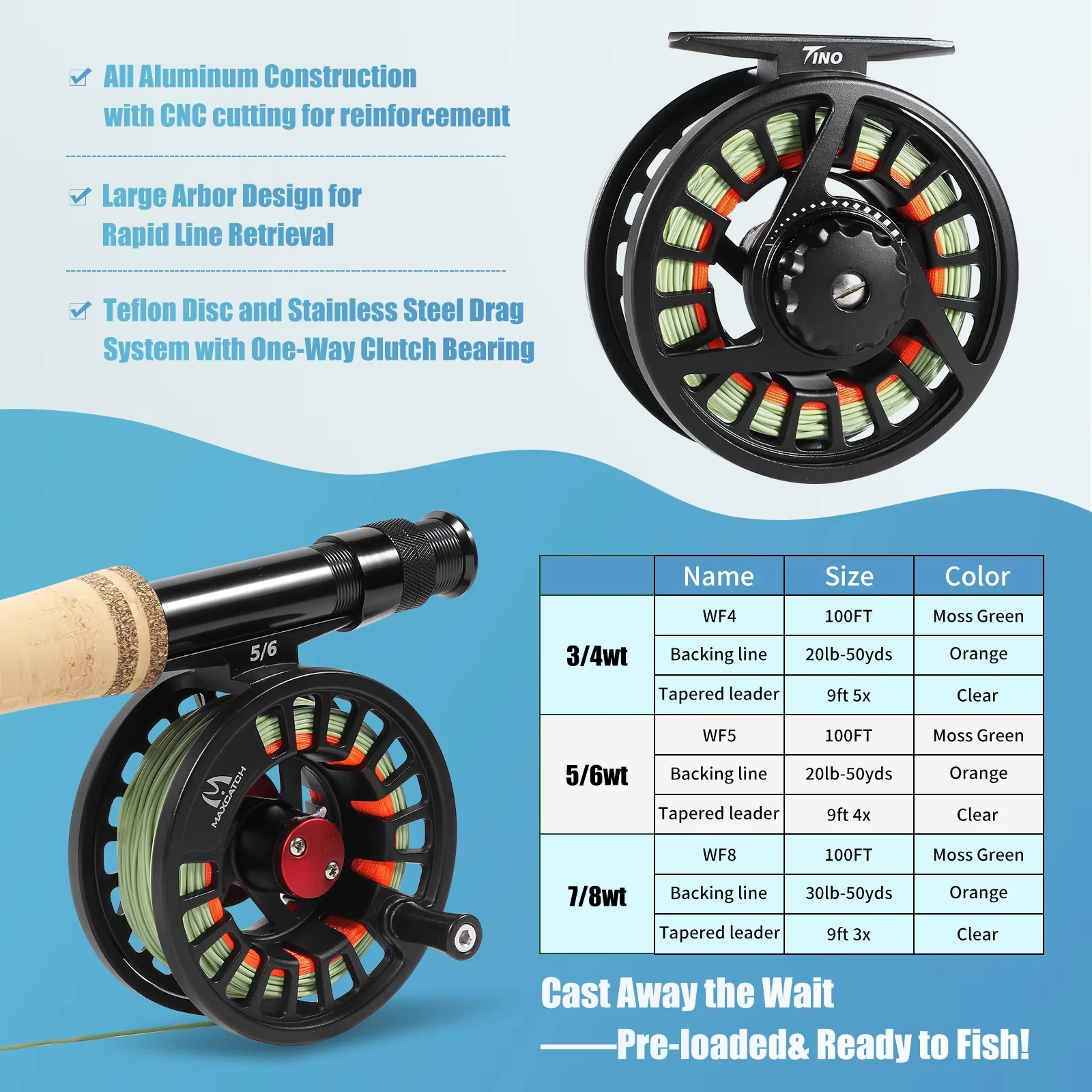 Maximumcatch Extreme X Kit de pesca con mosca rápido, con accesorios - imagen 4