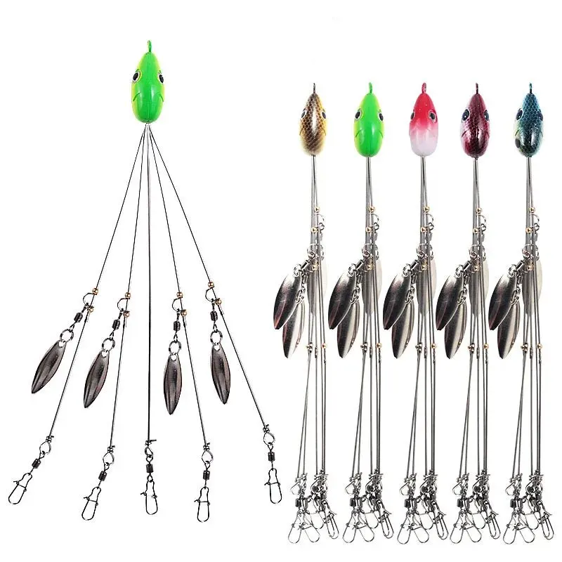Señuelo Giratorio BURLE Acero Inoxidable – Aparejo de Pesca Espineta - imagen 2