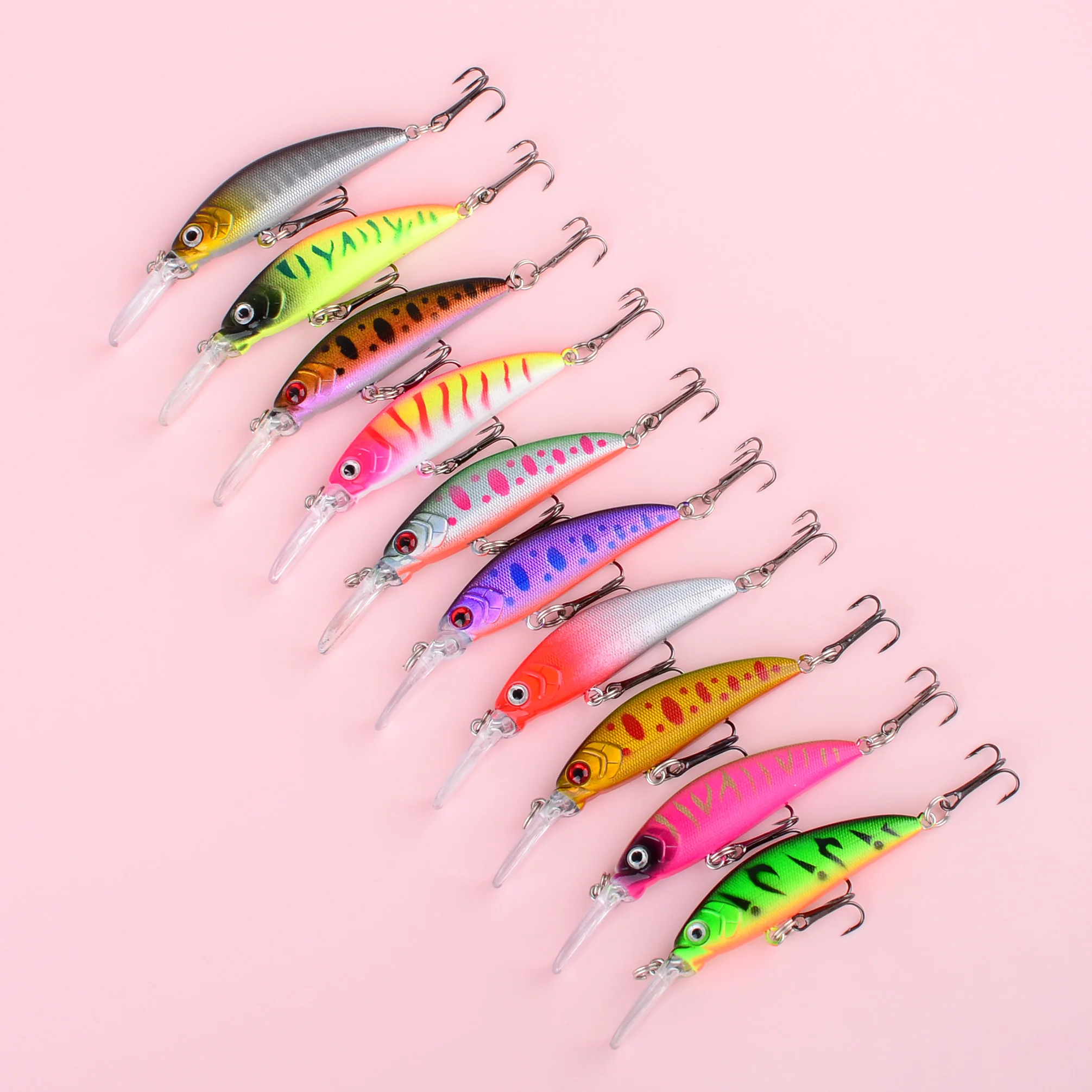 Señuelo Minnow de hundimiento lento para trucha y crankbait - imagen 5