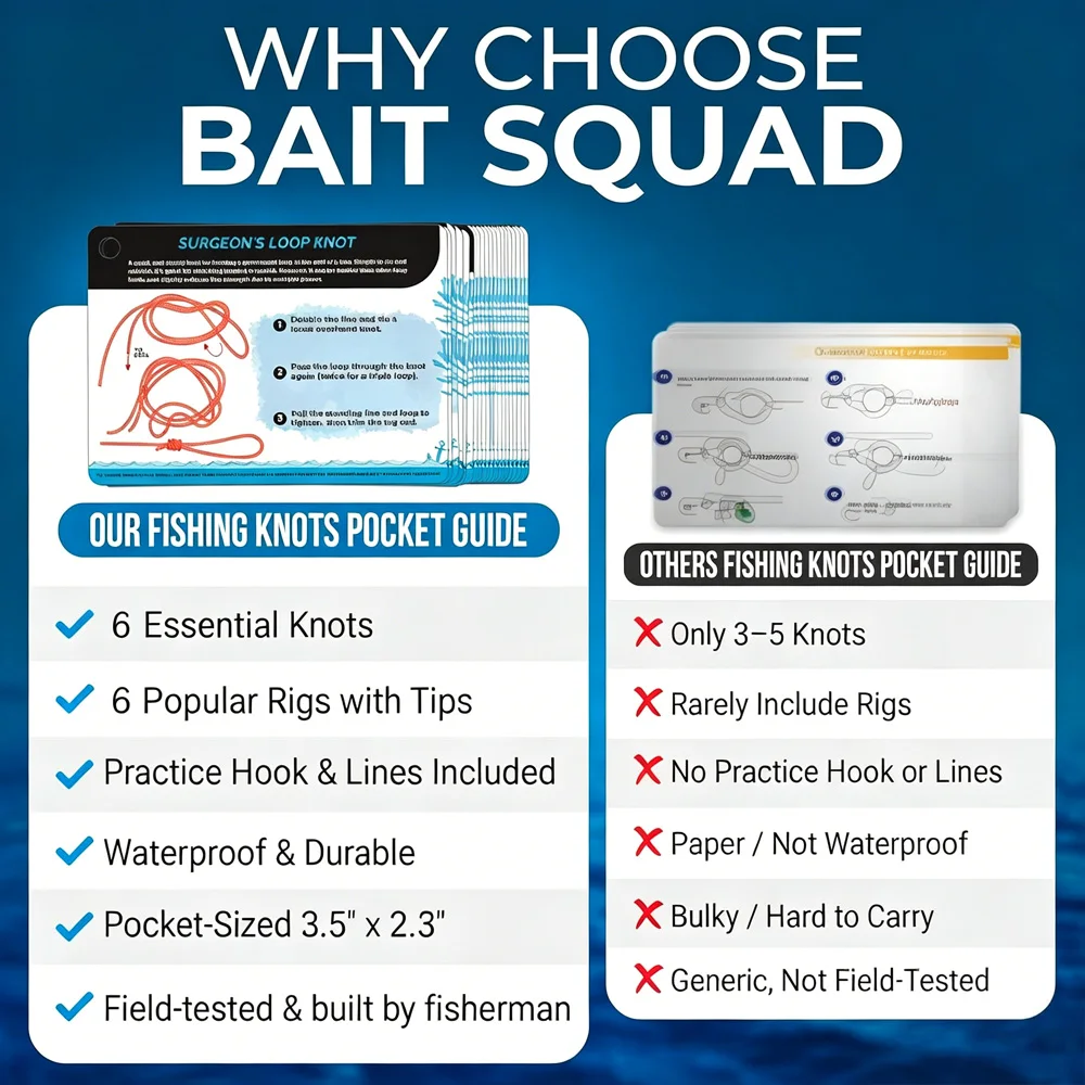 Guía de Nudos de Pesca Impermeable de Bolsillo con Tarjetas Portátil - imagen 3