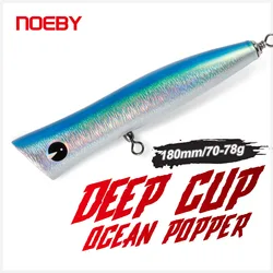 Popper Noeby GT 180mm – Superficie grande para curricán mar