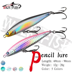 Walk Fish Stickbait señuelo lápiz hundimiento lanzamiento largo