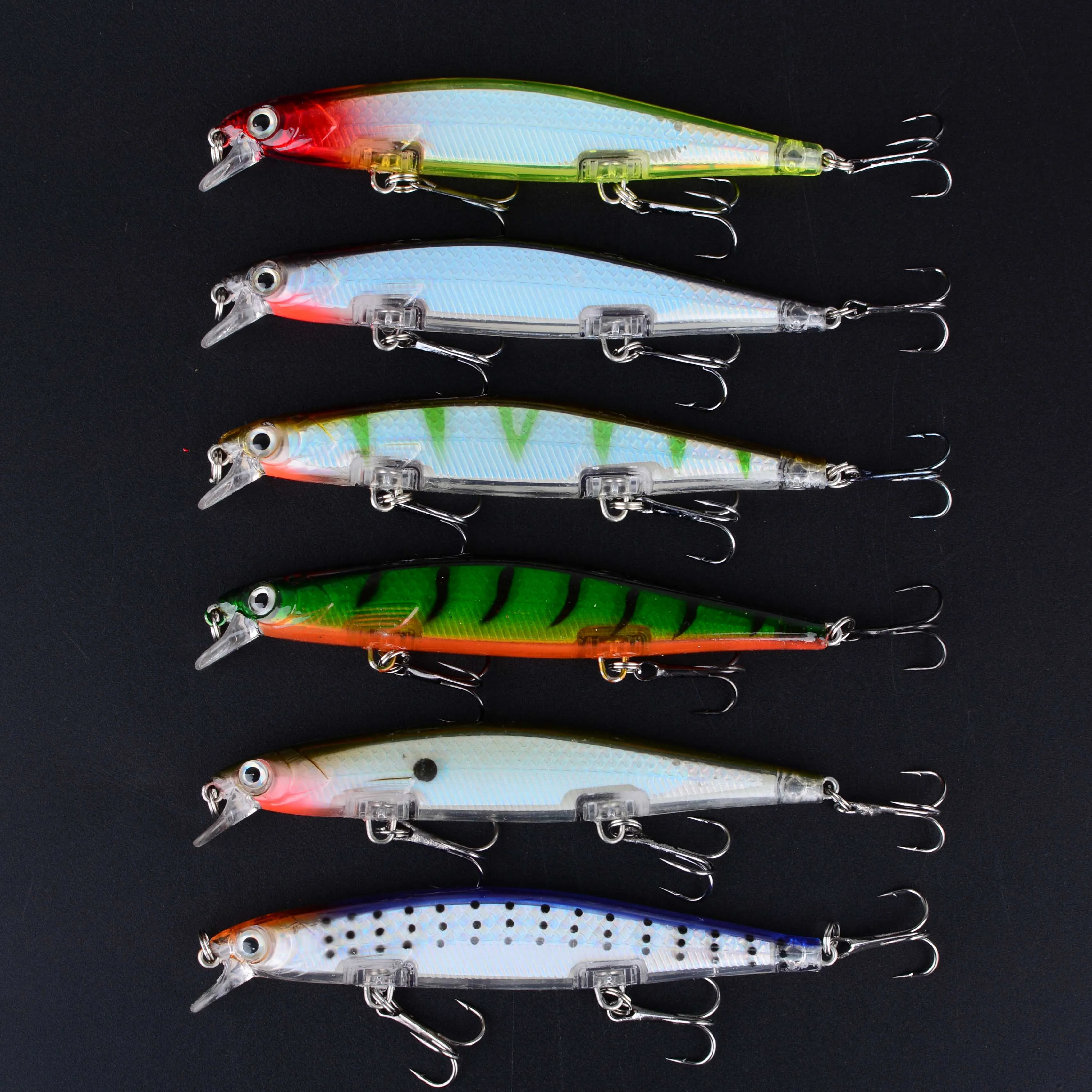 Señuelo articulado estilo minnow