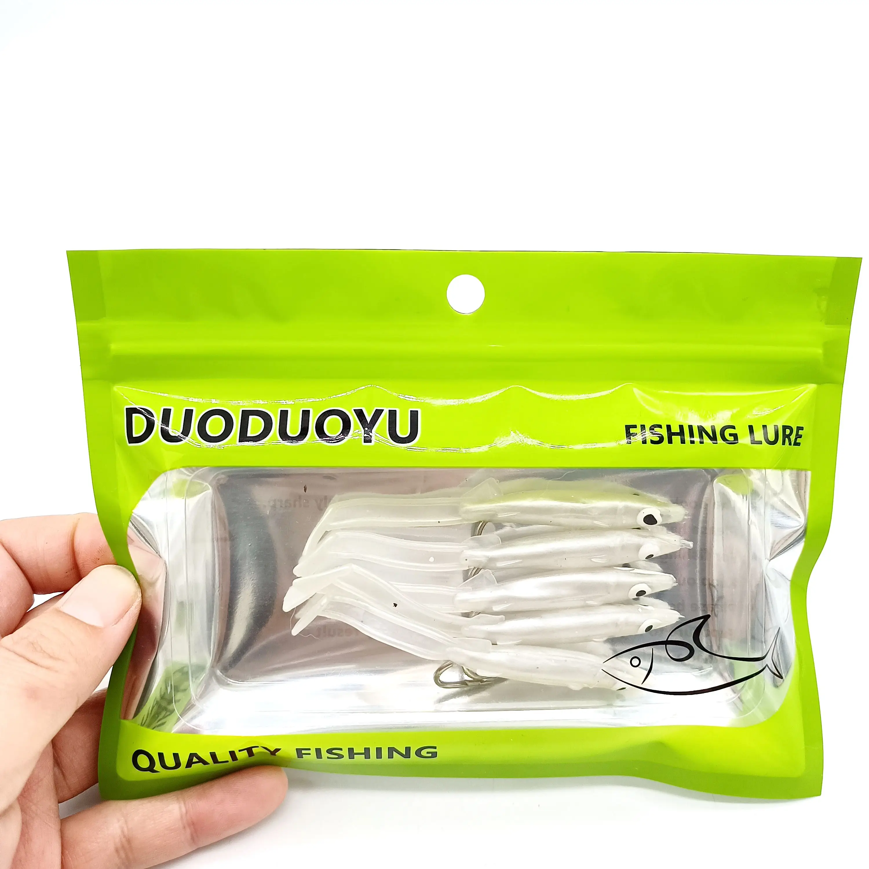 DUODUOYU Cebo de vinilo anguila para pesca en agua salada - imagen 2