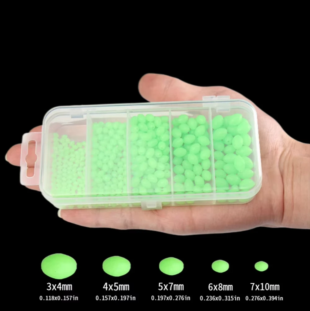 Pesca nocturna: Kit de cuentas lumínicas y gusanos flotantes
