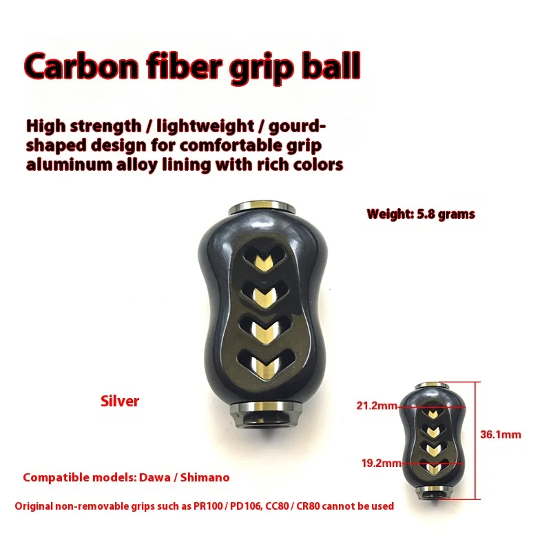 Carrete baitcasting Montagni – Fibra de carbono ultraligero