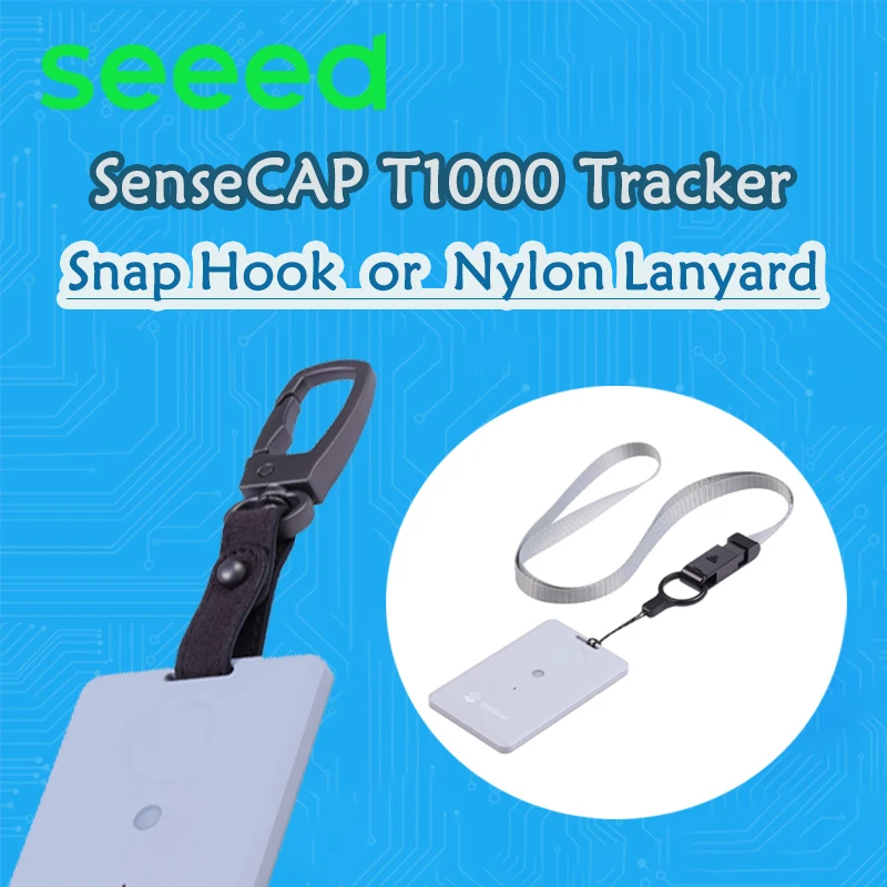 Cordón de nailon para rastreador SenseCAP T1000 al llavero de cuero - imagen 2