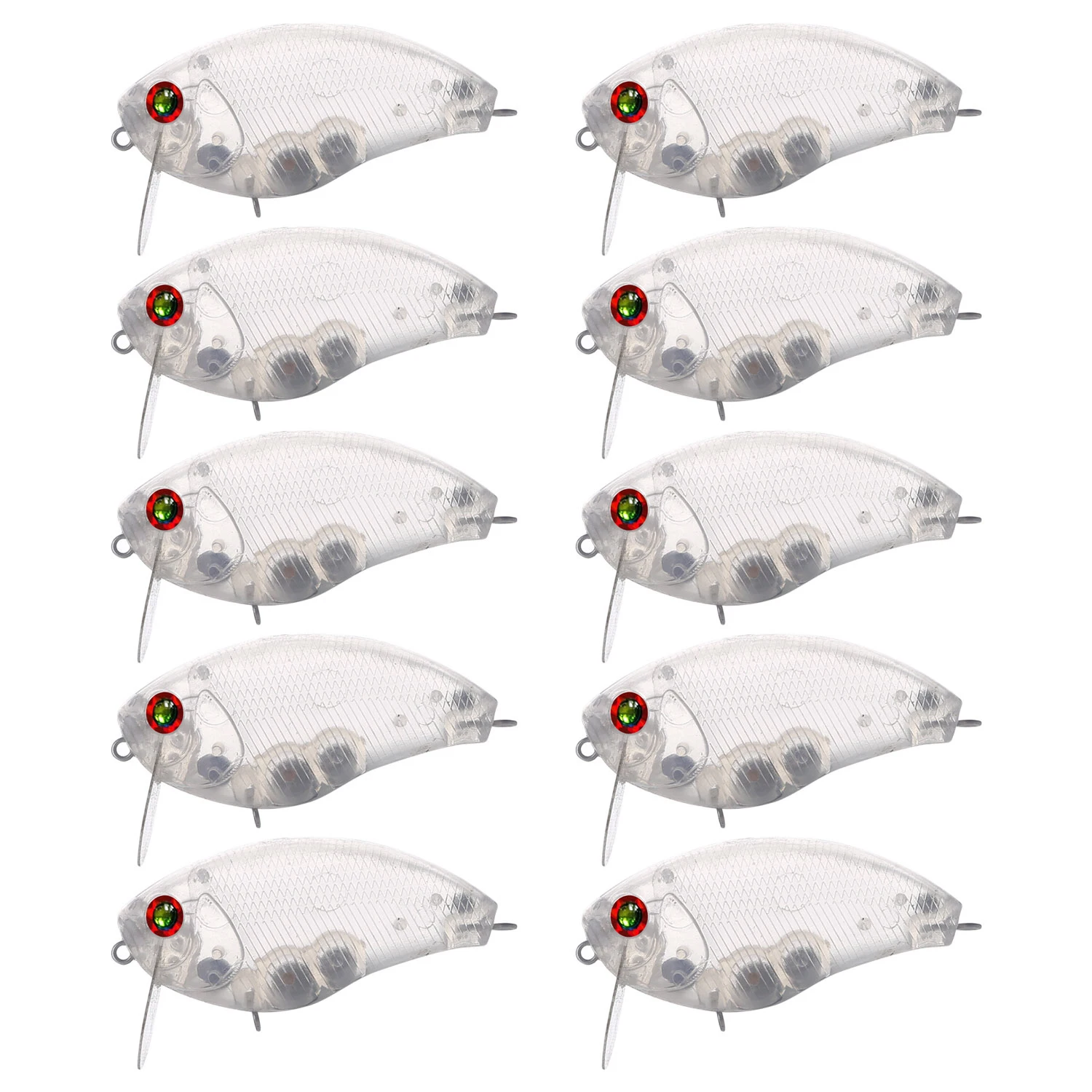 Señuelos Lucio DIY transparentes: Popper y Crankbaits - imagen 3
