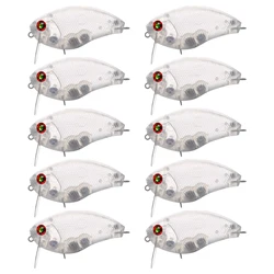 Señuelos Lucio DIY transparentes: Popper y Crankbaits