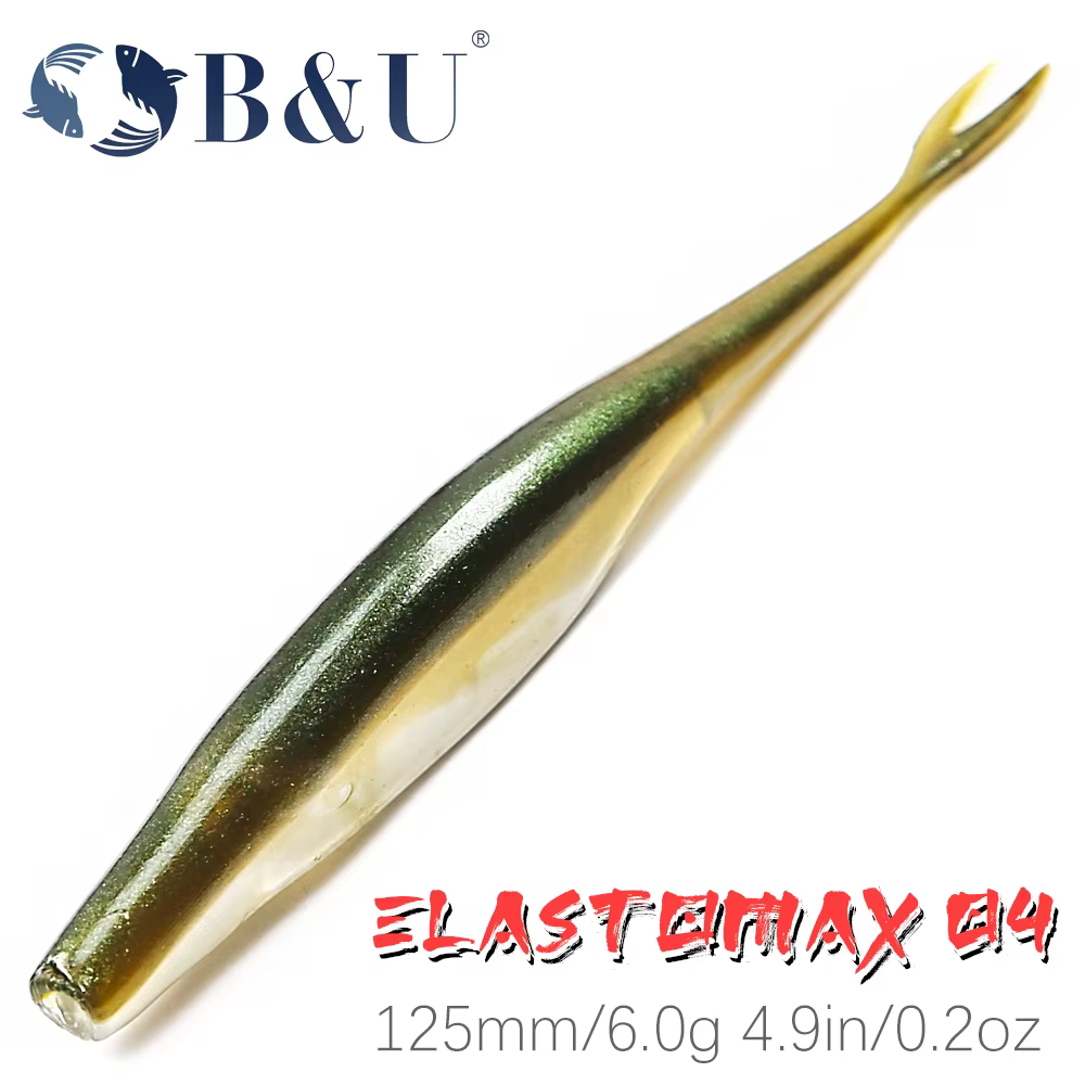 B & U Super Fluke – Cebo blando para lucio y bass - imagen 2
