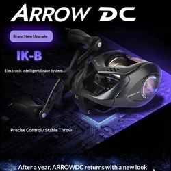 Takuma Arrow carrete de pesca con freno suave para señuelos