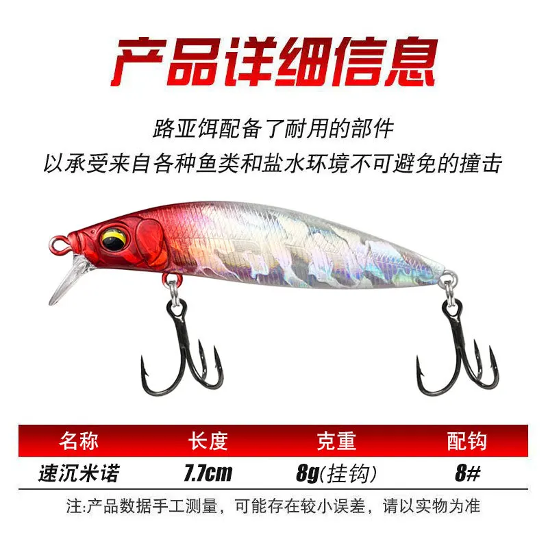 Señuelo Minnow vista lateral