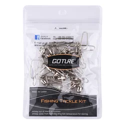 Goture Conectores Giratorios de Pesca con Rodamientos de Bolas