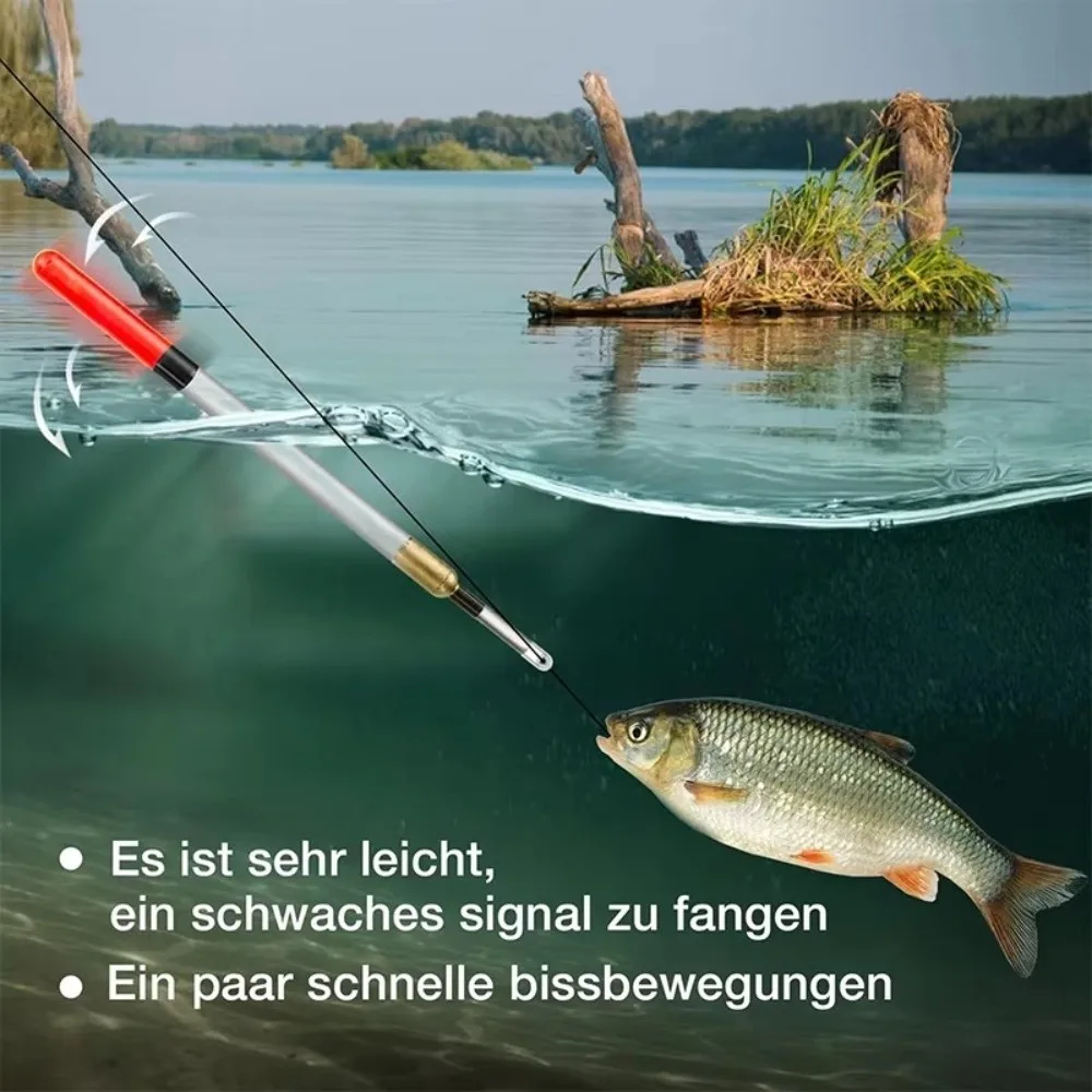 Flotadores transparentes de plástico resistente para pesca de trucha - imagen 3