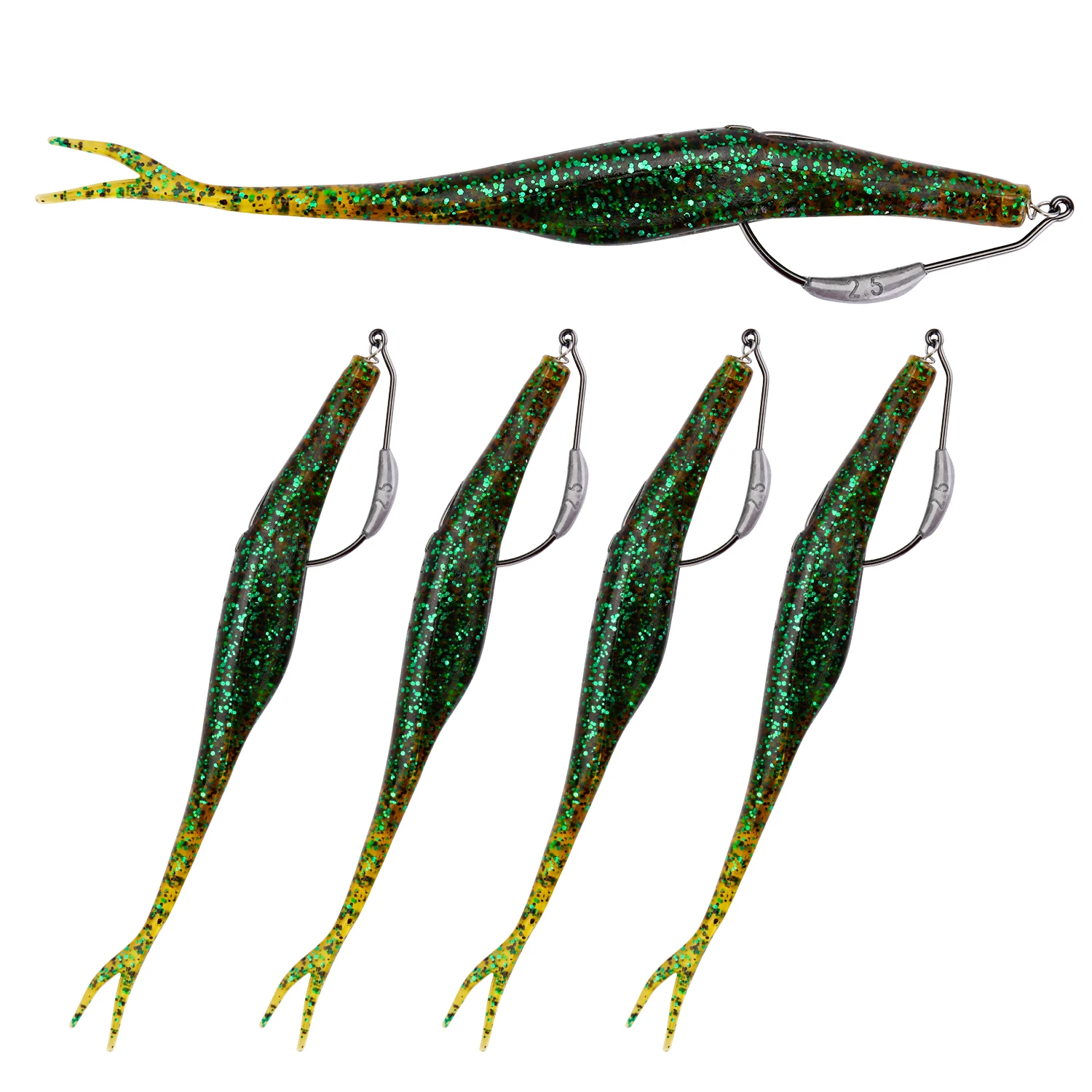 Cebos suaves para pesca en agua dulce y salada