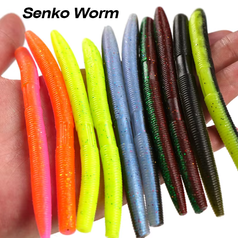 Senko vinilo con aroma salado – Elasticidad superior y colores vivos