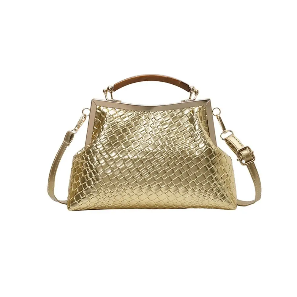 Bolso bandolera retro de cuero PU con gran capacidad y clip - imagen 2