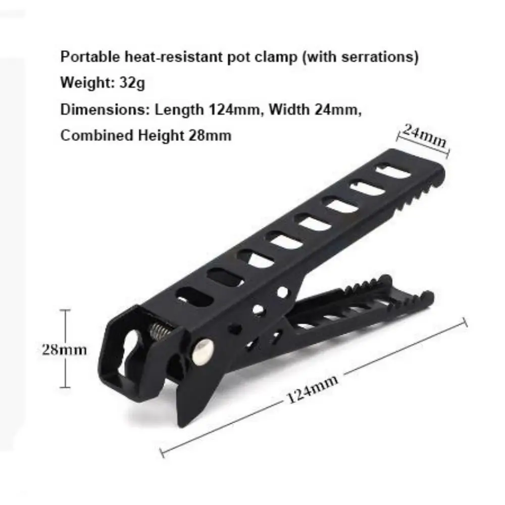 Clip portátil para ollas en aleación de aluminio