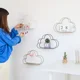Estante de pared de hierro estilo europeo con diseño de nube - imagen 5