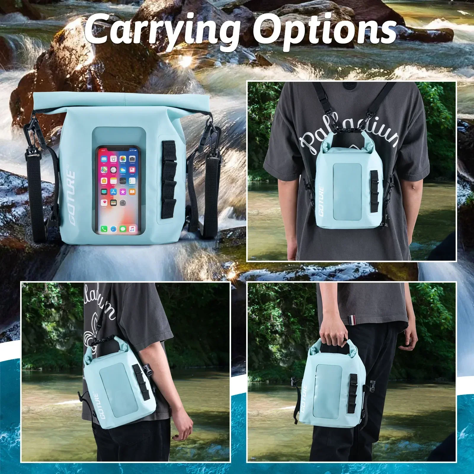 Bolsa impermeable lista para guardar
