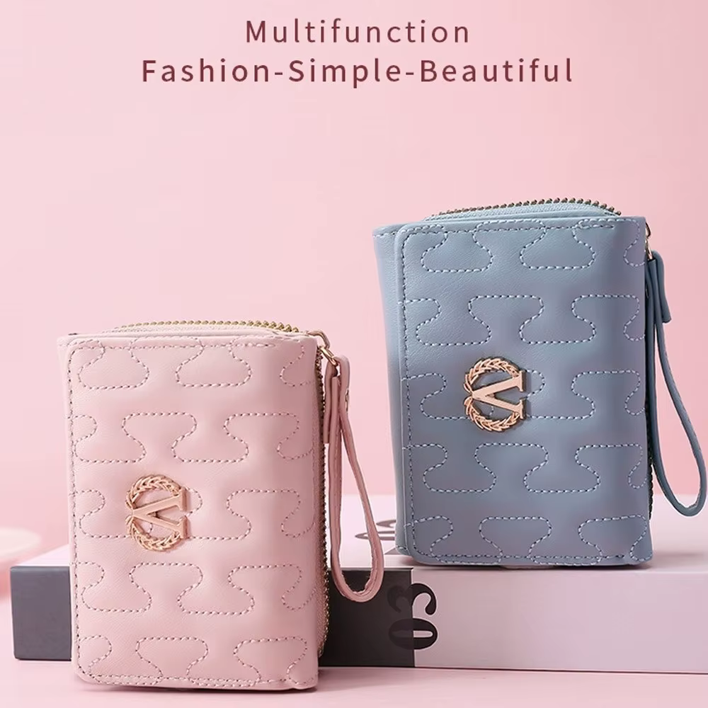 Cartera de mano con forma de V para tarjetas y documentos mujer - imagen 5