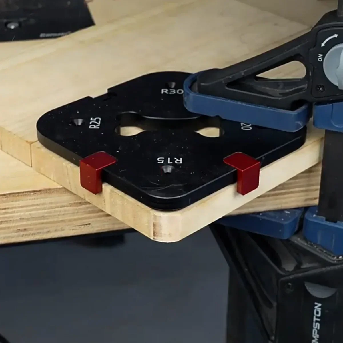Plantilla fresado R para esquinas en madera, router y recorte - imagen 2