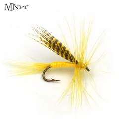 Moscas de pesca Mnft – Amarillas con brillo dorado