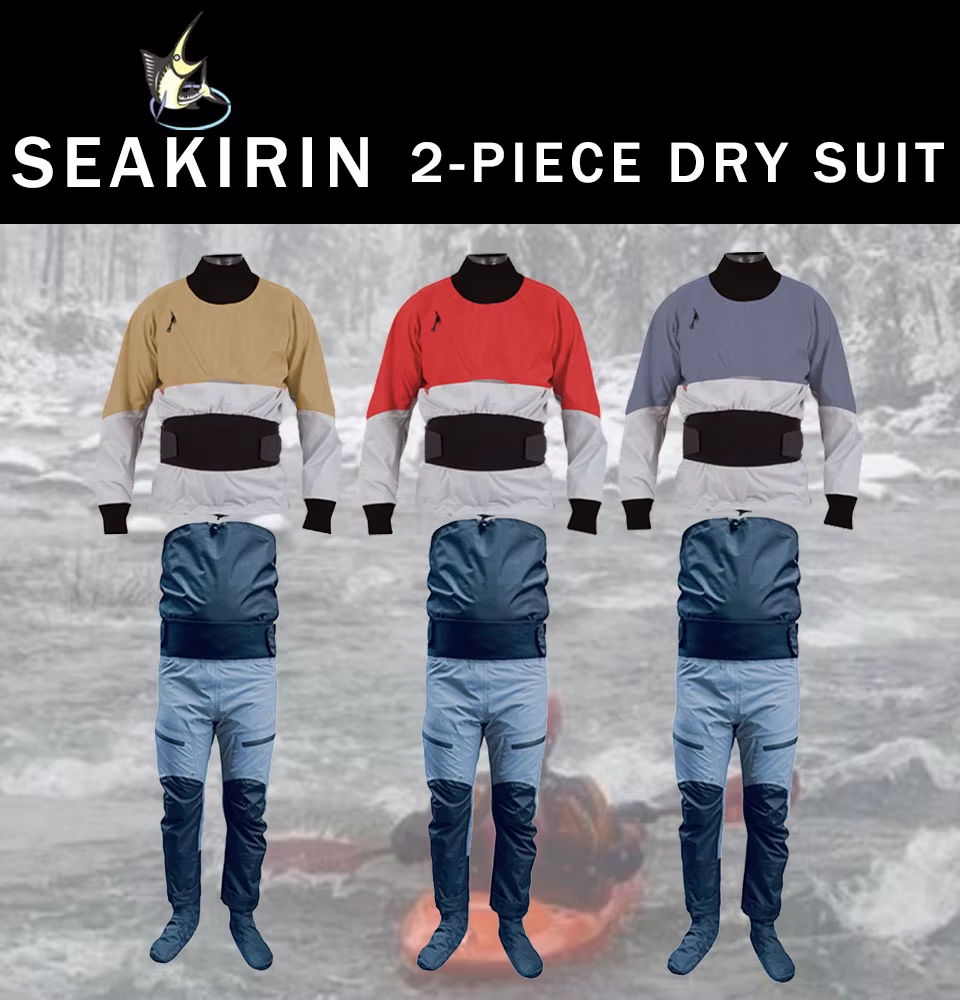 Conjunto completo de traje seco para kayak Seakirin