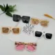 Gafas de sol vintage cuadradas con montura rectangular y filtro UV - imagen 5