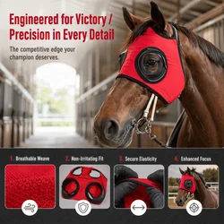 Protector ocular equino elástico transpirable antisarena ajustable