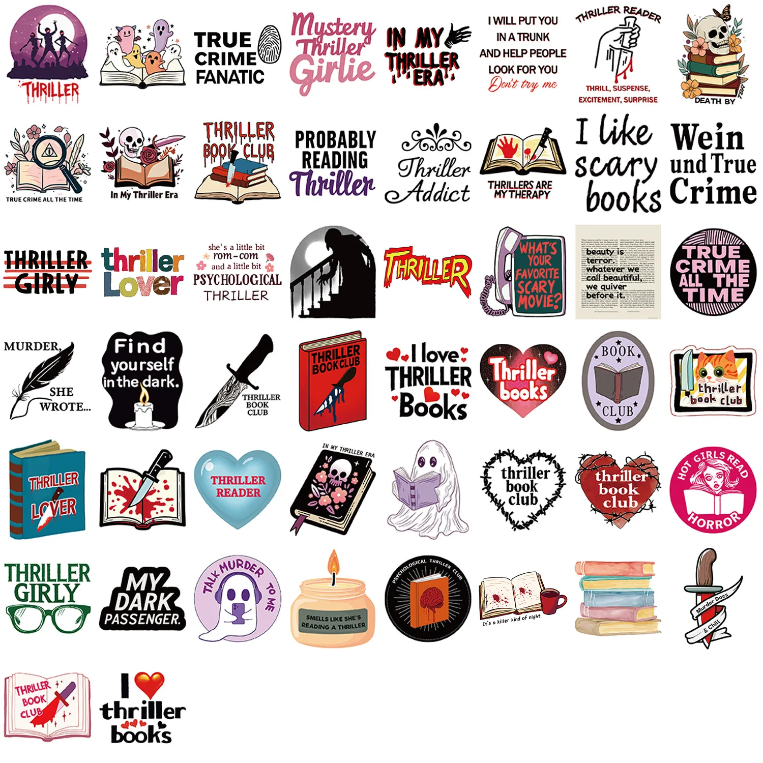 Libros de suspense con pegatinas de grafiti DIY para guitarra - imagen 3