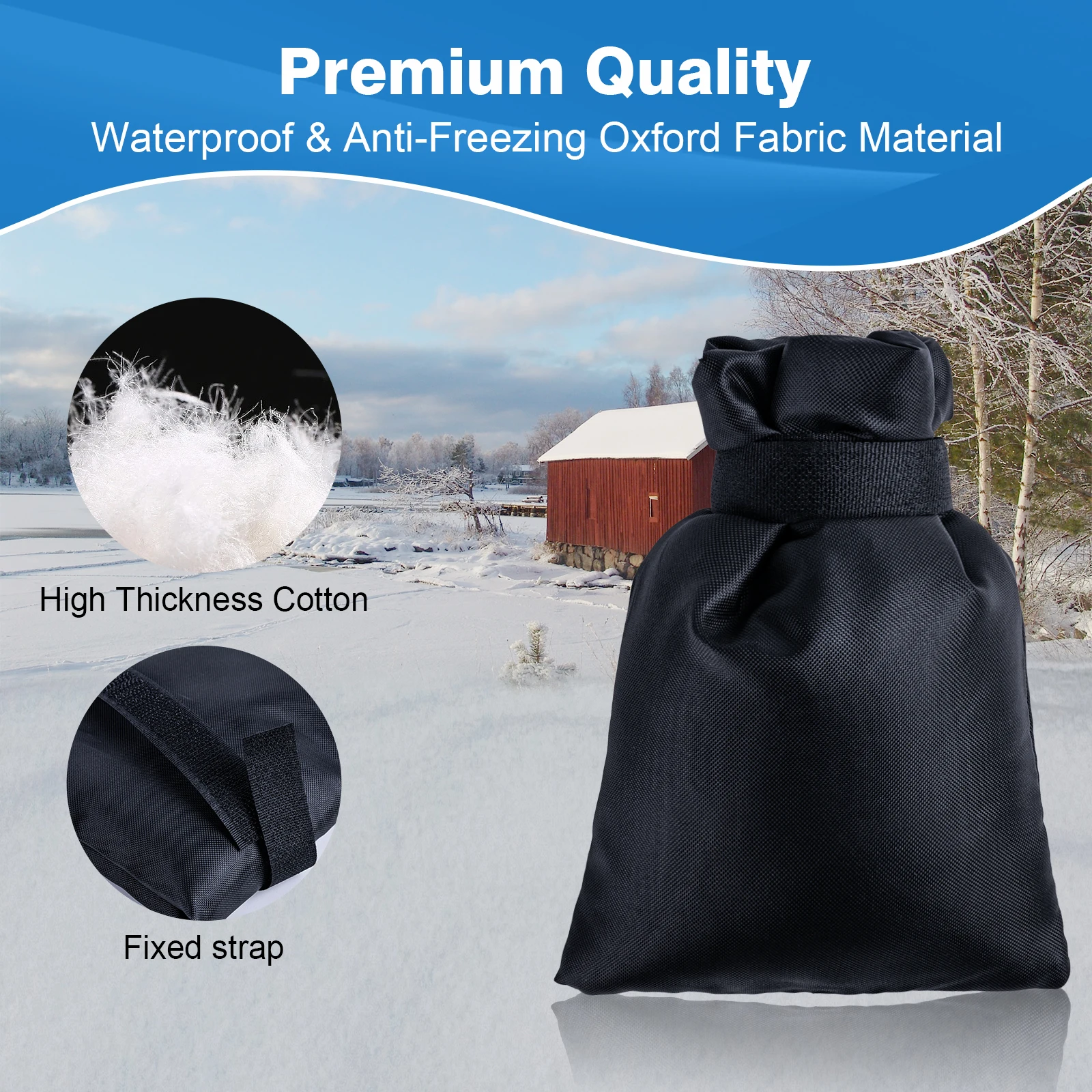 Protector anticongelante para grifo exterior Oxford impermeable - imagen 3