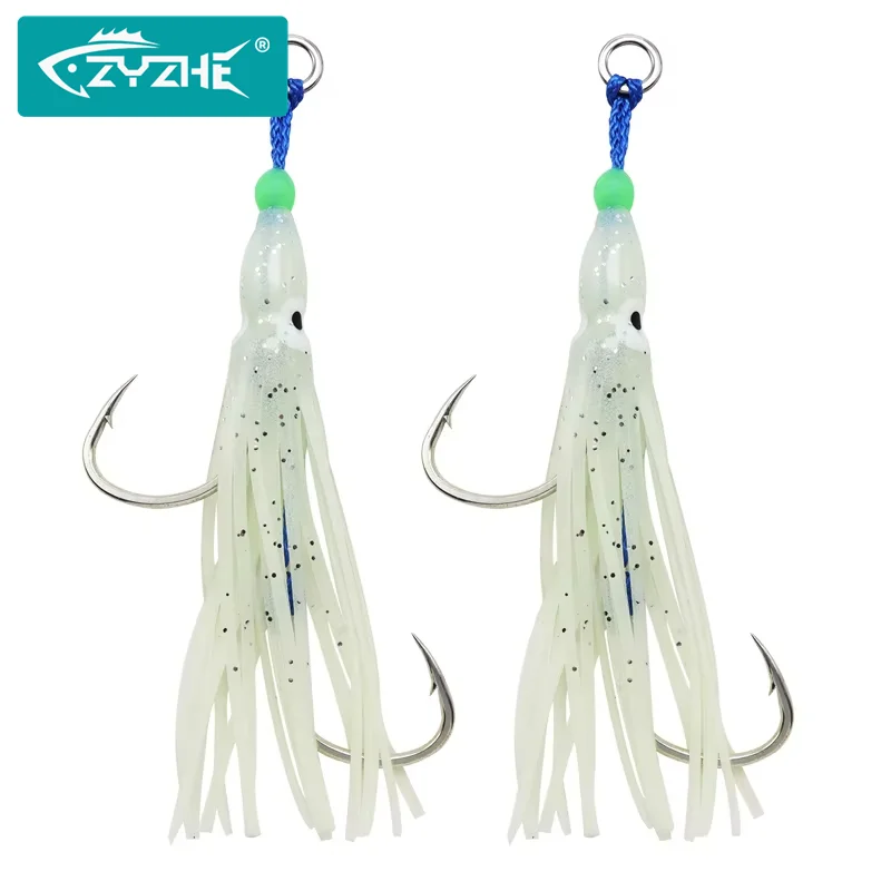 ZYZHE Anzuelo de asistencia jigging aguas profundas – pesca de fondo - imagen 2