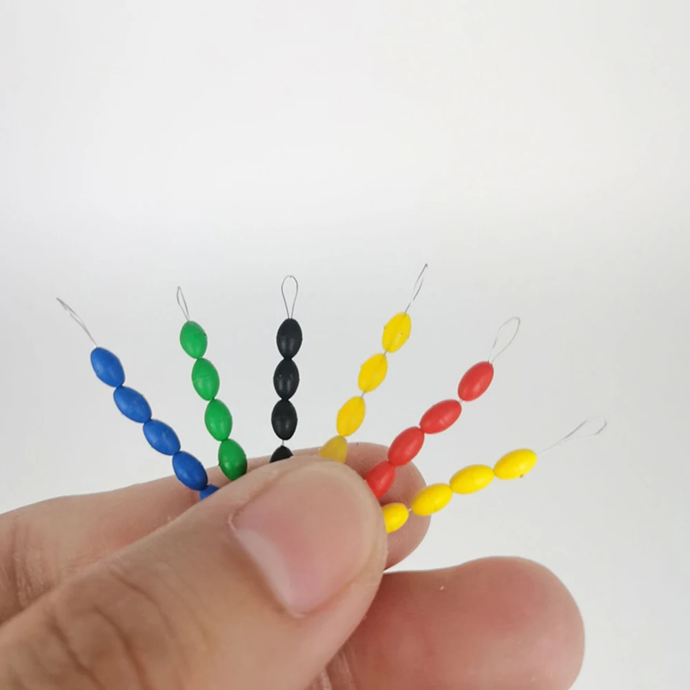 Topes flotantes de goma – Conectores ovalados para pesca - imagen 2