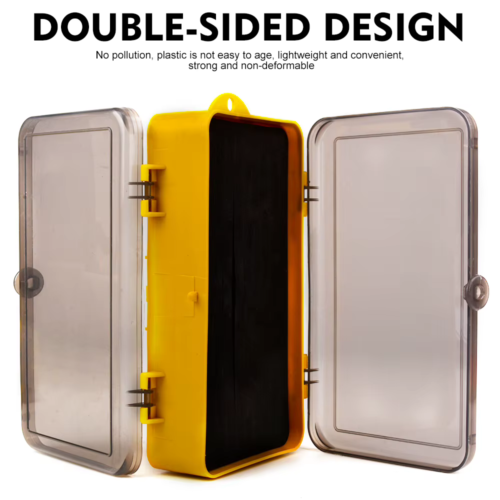 Caja de Señuelos Proberos – Organizador Doble Cara para Jig Head y Vinilos - imagen 3