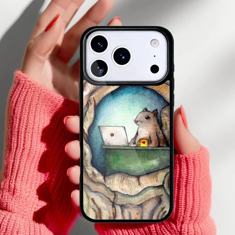 Funda puesta en un iPhone mostrando el diseño