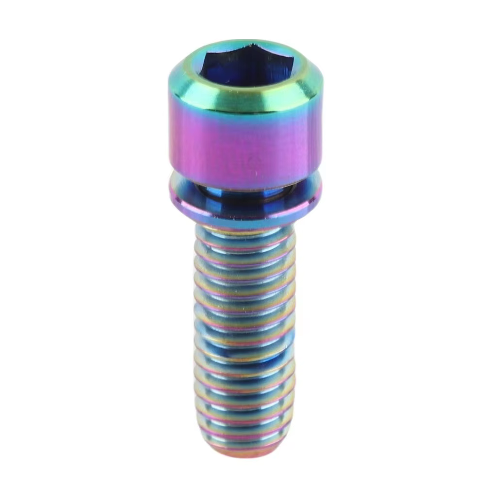 Tornillo Titanio Hexagonal con Arandela – Cabeza Cónica - imagen 4