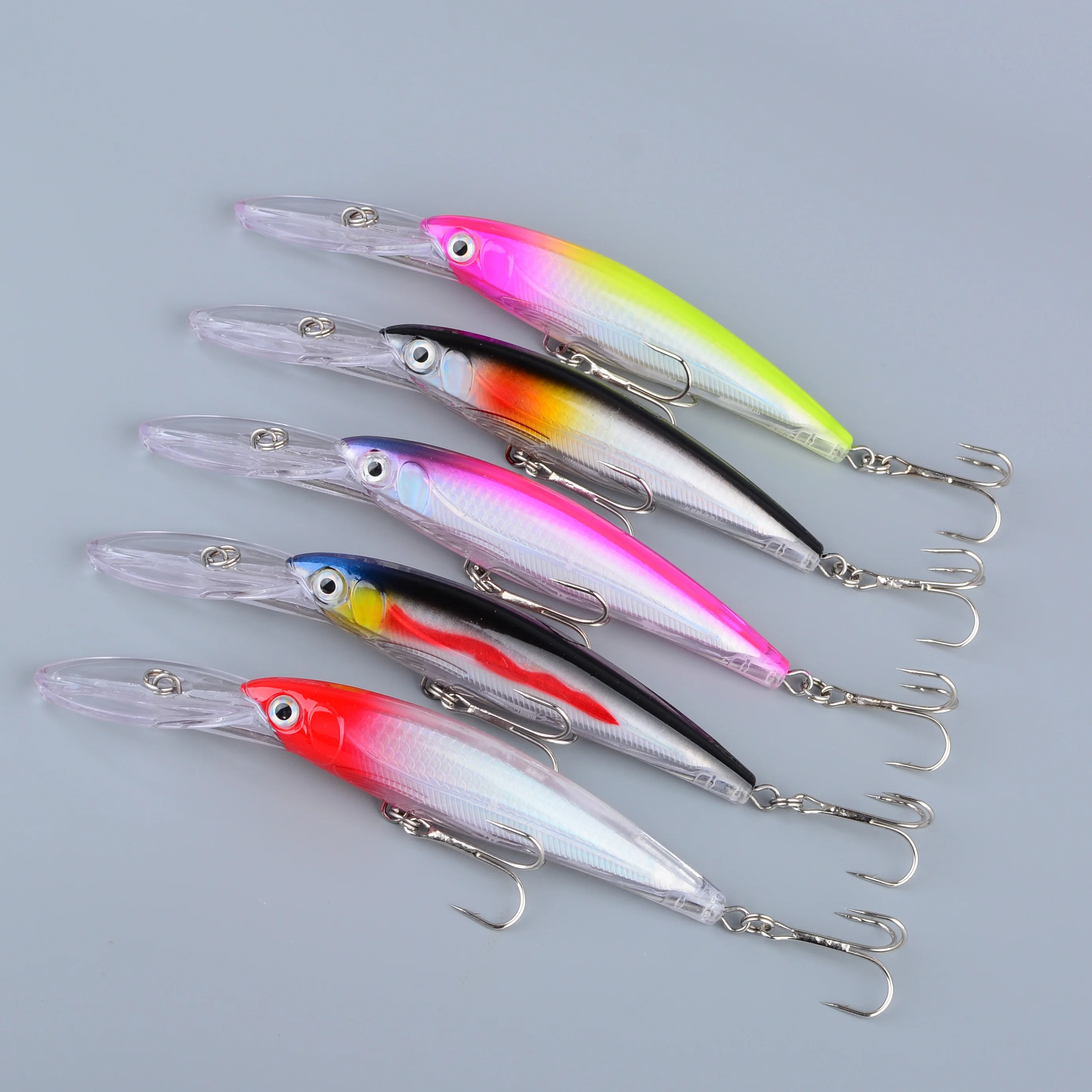 Señuelo Minnow flotante para lubina de lances largos en agua salada - imagen 3