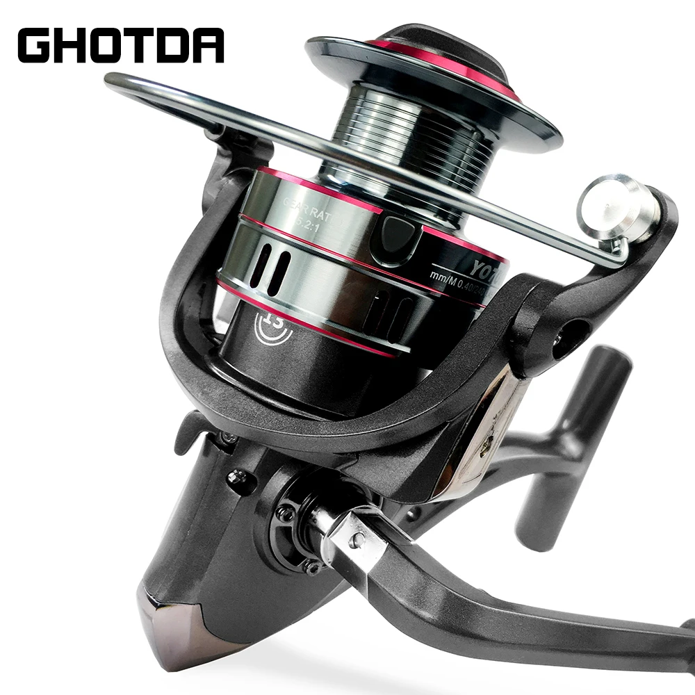 GHOTDA Carrete giratorio 5,2:1 para la pesca en el agua salada - imagen 5