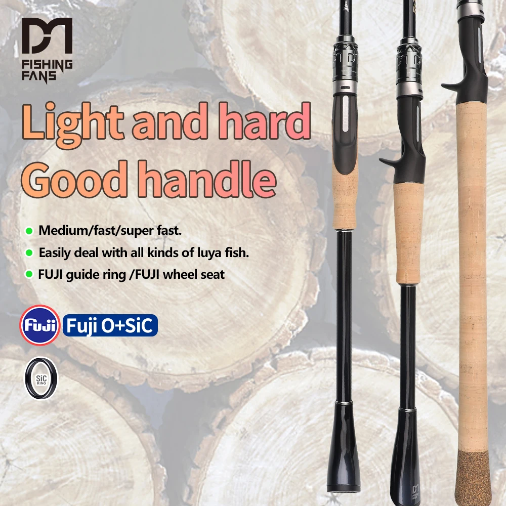 FISHINGFANS RANCY MAX caña de spinning con guías FUJI y asiento - imagen 4