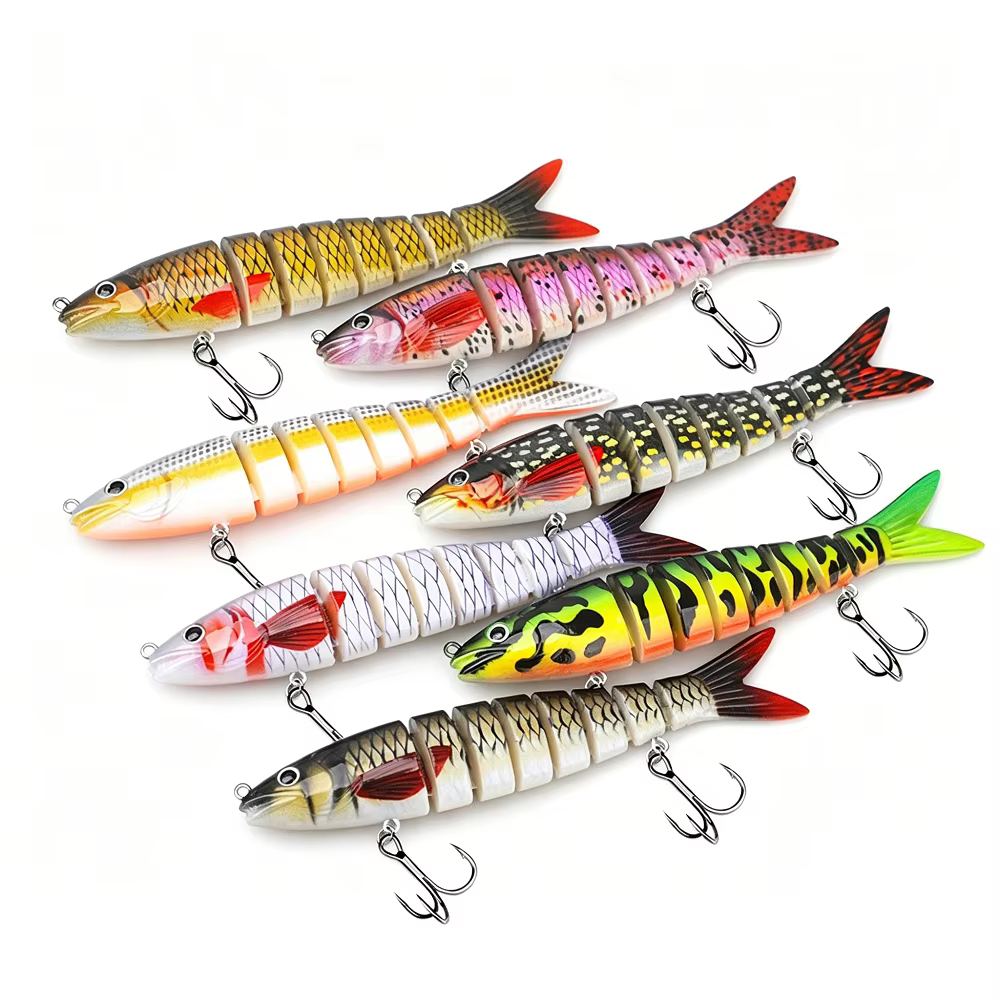 Señuelo articulado de 8 segmentos 13 cm 20 g – Natación lenta - imagen 4
