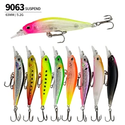 Rozante 63SP Jerkbait suspendido UV – Señuelo para trucha y lubina